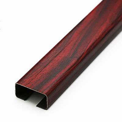 ZJMAMA Square Cable Raceway, Wood-Effect Stainless Floor Cord Cover, Cable Protector Waterproof Self Adhesive Cord Channels, Easy to Install (Color : Style 3, Size : 90 Cable)