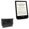 BoxWave Case Compatible with Pocketbook Touch Lux 4 - Elite Leather Messenger Pouch, Synthetic Leather Cover Case Envelope Design - Jet Black view 1