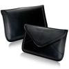 BoxWave Case Compatible with Pocketbook Touch Lux 4 - Elite Leather Messenger Pouch, Synthetic Leather Cover Case Envelope Design - Jet Black view 2