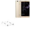 BoxWave Stand and Mount Compatible with Honor Note 8 - Pocket Aluminum Stand 3-in-1, Portable Multi Angle Viewing Riser - Metallic Silver view 1