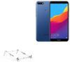 BoxWave Stand and Mount Compatible with Honor 7C - Pocket Aluminum Stand 3-in-1, Portable Multi Angle Viewing Riser - Metallic Silver view 1
