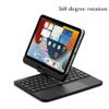 SOUYOYIHI Magnetic 360 Rotating iPad mini A17 Pro 2024/ iPad mini 6 Keyboard Case Touchpad 7 Colors Backlit Keyboard Rotatable Slim Folio Keyboard Cover (Silver) view 3