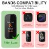 3 Pack Slim Sport Bands Compatible with Fitbit Luxe Band for Women, Soft Silicone Lace Thin Hollow-Out Replacement Wristbands Breathable Bands for Fitbit Luxe Fitness Smart Watch view 2