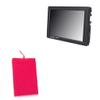 BoxWave Case Compatible with FeelWorld FW279S - Velvet Pouch, Soft Velour Fabric Bag Sleeve with Drawstring - Cosmo Pink view 1