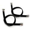 Coorle Telephone Cable 8Core & Phone Extension Cord with Short Body RJ45 Modular Plug Black Length 10Inch 10PCS/Bag view 1
