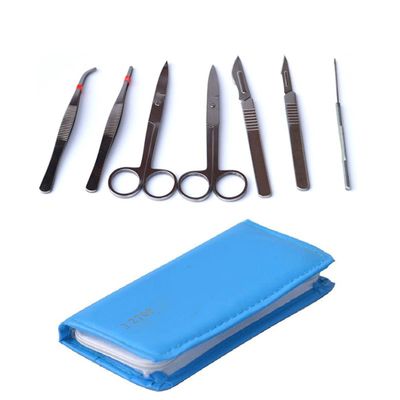 Microscope Kit 7 Pcs/Set Microscope Dissecting Tool Kit Parts & Accessories Microscope Lens Adapters
