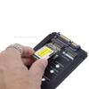 Xiwai Dual NGFF B+M Key M.2 SSD Card JBOD Raid0 Span Bridge to 2.5inch SATA Combo HDD Disk Drive Enclosure view 2