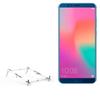 BoxWave Stand and Mount Compatible with Honor View 10 - Pocket Aluminum Stand 3-in-1, Portable Multi Angle Viewing Riser - Metallic Silver view 1