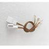 2PCS Car Tweeter Dash Front Speaker Wire Harness Cable Loom Adapter Compatible for Audi view 1
