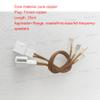 2PCS Car Tweeter Dash Front Speaker Wire Harness Cable Loom Adapter Compatible for Audi view 3