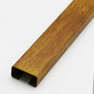 ZJMAMA Square Cable Raceway, Wood-Effect Stainless Floor Cord Cover, Cable Protector Waterproof Self Adhesive Cord Channels, Easy to Install (Color : Style 2, Size : 7 Cable)