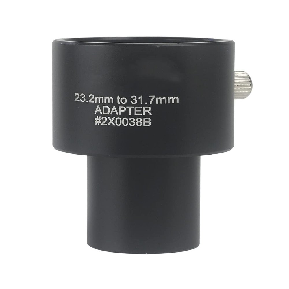 Microscope Accessories Kit 23.2mm to 31.7mm T Mount Adapter 1.25 Inch Telescope Eyepieces On Biological Microscope Microscope Slides