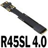QJJ M.2 NVME Key M to M.2 WiFi Key A.E Extension Cable 4.0 (40cm, R45SL 4.0) view 3