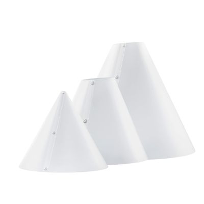 V-Flat World The Light Cone Photo Light & Photo Flash Diffuser - 360 Diffusion for Shooting Reflective Items - Alternative to Photo Box for Product Photography - 3-Piece Kit