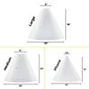 V-Flat World The Light Cone Photo Light & Photo Flash Diffuser - 360 Diffusion for Shooting Reflective Items - Alternative to Photo Box for Product Photography - 3-Piece Kit view 3