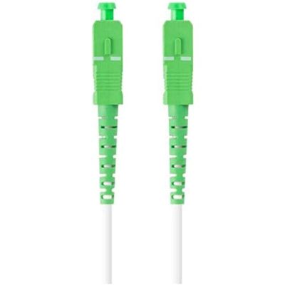 2.5M LANBERG Mono SC/APC-SC/APC SIMPLEX G657A2 LSZH White