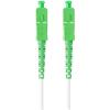 2.5M LANBERG Mono SC/APC-SC/APC SIMPLEX G657A2 LSZH White view 1