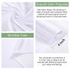 10x10FT White Backdrop Curtain for Parties Wedding White Photo Backdrop Curtains Drapes Fabric for Baby Shower Party Photoshoot Background Decorations view 3