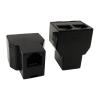 Coorle Telephone Adapter 3 Way Connector Jack RJ12 Female Phone Landline Extender and Splitter Work for Fax MachineVDSL Black-10PCS/bag view 4