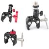 CAMVATE Super Clamp Articulated Mini Ball Head Mount + Crab Clamp Articulated 1/4 Mini Ball Head + Super Clamp with 1/4"-20 to 1/4"-20 Screw view 1