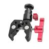 CAMVATE Super Clamp Articulated Mini Ball Head Mount + Crab Clamp Articulated 1/4 Mini Ball Head + Super Clamp with 1/4"-20 to 1/4"-20 Screw view 2
