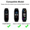 Wanme 4 PACK Bands for Amazfit Band 5 Replacement Strap, Soft Silicone Sport Strap Wristband Compatible with Amazfit Band 5 Watchband Accessories (Black+Gray+Pink+White) view 2