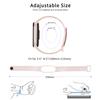 Wanme 4 PACK Bands for Amazfit Band 5 Replacement Strap, Soft Silicone Sport Strap Wristband Compatible with Amazfit Band 5 Watchband Accessories (Black+Gray+Pink+White) view 3