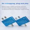 2 Channel Video Over Coaxial Cable Multiplexer,HD Video to RG59 Coaxial Converters up to 400m for 2MP 1080p AHD/CVI/TVI and Analog Cameras. One Pair view 4