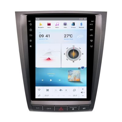 ZWNAV Qualcomm Tesla Style Touch Screen Car Stereo for Lexus GS GS300 GS350 GS450 GS460 2004-2012 Radio Android Auto Replacement Unit Audio Multimedia Player GPS Navigation