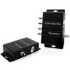 4 Port Video Over Coaxial Cable Multiplexer Converters, Analog Video Over a Coaxial Cable RG59 up to 400m for Analog Camera CCTV, One Pair view 1