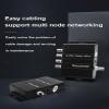 4 Port Video Over Coaxial Cable Multiplexer Converters, Analog Video Over a Coaxial Cable RG59 up to 400m for Analog Camera CCTV, One Pair view 4