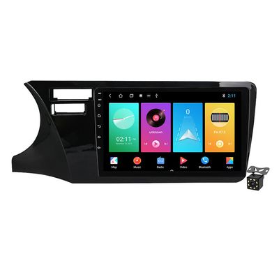 Car Radio Multimedia Player with Backup Camera for Honda City 2014-2017 Android 11 Car Stereo 9" Support Bluetooth Navigation GPS/Carplay/Wifi/4G/SWC/DSP,M150s/2+32g