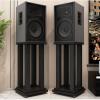 FPIGSHS Metal and MDF Speaker Stand, 2pcs Black Audio Stand, Height Adjustment 19.6-35.4 Inch, for Bookshelves and Surround Speakers. (Color : A, Size : 60cm) view 3
