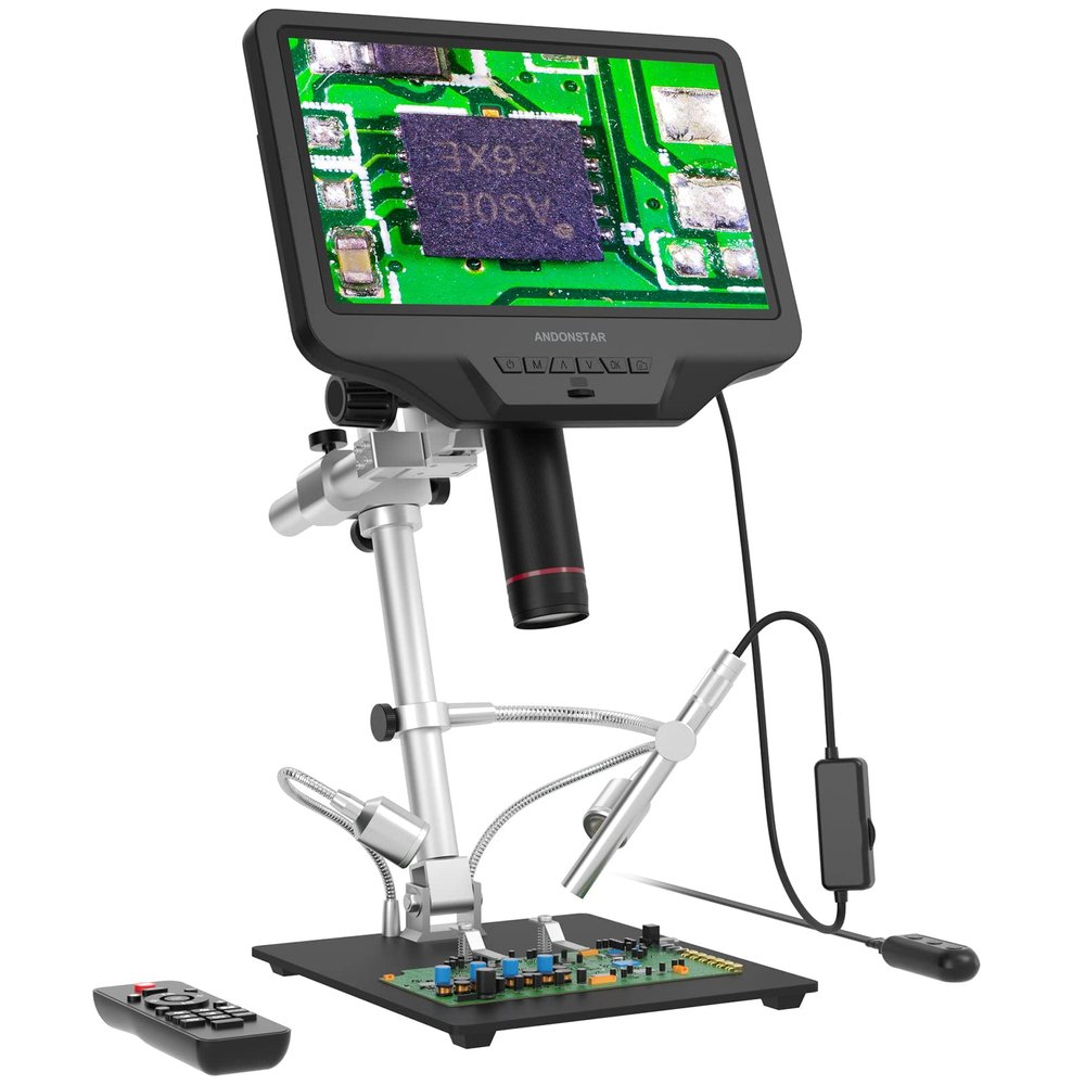 Andonstar AD409 Pro 10.1'' HDMI Digital Microscope with Endoscope