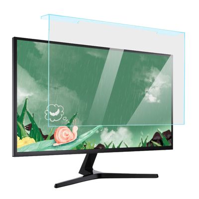JC JCSKY Universal Blue Light Blocking Screen Protector for 18-27 inch Monitor, Widescreen Hanging Type Screen Protector Panel, Reduces Eye Fatigue / 23/24in 540x340mm