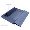 13 14 Inch Laptop Sleeve Case Waterproof Leather Case with Adjustable Stand Compatible with MacBook Air/Pro 13-13.3 inch / 2021 Mac MacBook 14inch / Dell XPS 13/ Surface Pro X Faux Leather,Black view 2