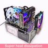 PC Open Chassis Stackable Computer Case Heat Dissipation Acrylic MATX ITX Motherboard Test Bench Platform DIY Computer Case Transparent Support CPU Water Cooling view 4