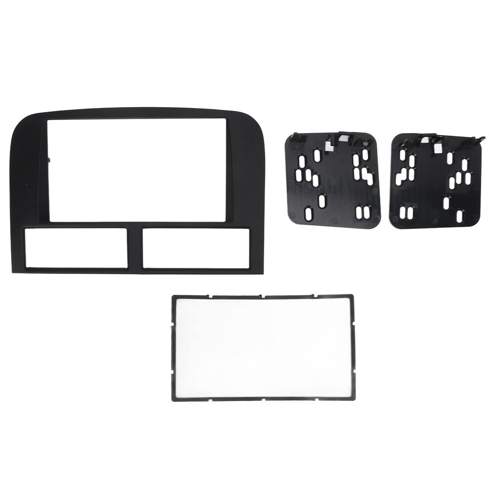 ARAMOX Dash Mounting Fascia Kit, Dashboard Installation Trim Kit 2 Din Stereo Radio Bezel Replacement for 19992004
