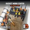 Klein Tools BC504S Magnetic Tool Storage Module, 4 Rare Earth Magnetic Plates Hold Metal Parts, Optional S-Hooks Fit Aerial Buckets view 3