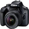 PixiBytes EOS 4000D DSLR Camera with 18-55mm f/3.5-5.6 III Lens with 50-Inch Tripod and Pixi Advanced Bundle (International Version) (Renewed) view 2