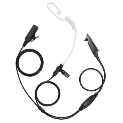 Bommeow 2-Wire Clear Coil Surveillance Kit for Motorola GP328 HT750 MTX850 PRO5150 PR860 PRO7350 PRO9150 HYT:TC-980 RT6 (BCT22-M5)