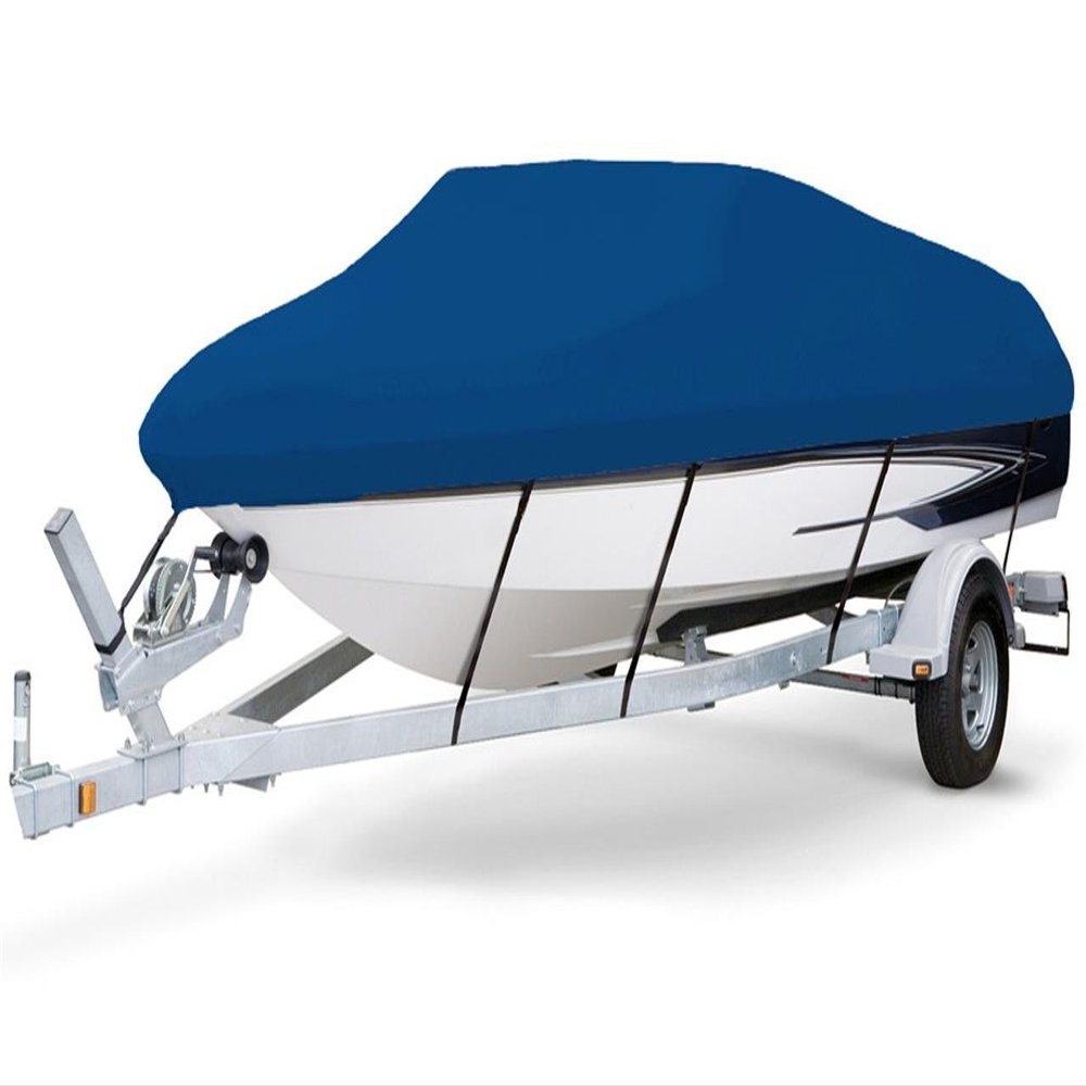 7.6 oz Solution Dyed Polyester Blue, Styled to FIT Boat Cover Compatible for MONARK BASS Finder 1650 V All Years