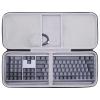 LTGEM Case Compatible with Logitech MX Mechanical Wireless Illuminated Performance Keyboard, Office Travel Carrying Storage Bag - Black+Gray(Case Only) view 1