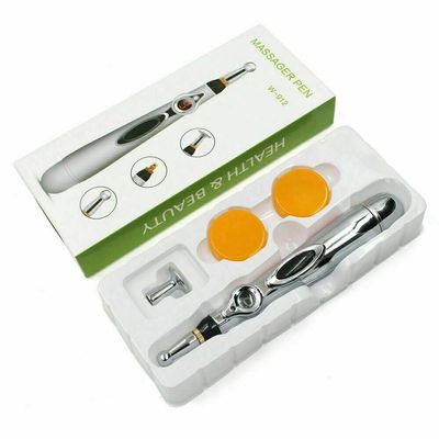 9 Gears Electronic Acupuncture Pen Massage Stick Pain Relif Therapy Massage Pen Meridian Health Care Neck Massage Body Relax Therapy Acupuncture Electronic Pen Meridian Energy Heal Massage Pain Relief