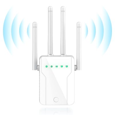 WiFi Extender Signal Booster for Home, Covers Up to 8000 Sq.ft and 35 Devices with Two Ethernet Port, Supports Access Point