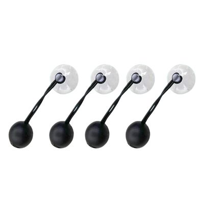 MARINE CITY Bungee Cord Suction Cup Boat Cover Tie Downs - Ideal for Trailers, Boat Covers, and Storage (Pack of 4)