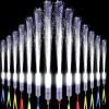 Jecery 144 Pieces White Fiber Optic Wands Bulk LED Wedding Sparklers Send off Light up Wand Sticks with 3 Modes Flashing for Bridal Shower Reception Birthday Glow in the Dark Party Favors Supplies view 1