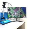 Microscope Accessories Kit 48MP 2K 1080P HDMI USB Video Microscope Camera 10-130X Zoom C Mount Lens Microscope Slides (Color : E only Lens) view 3