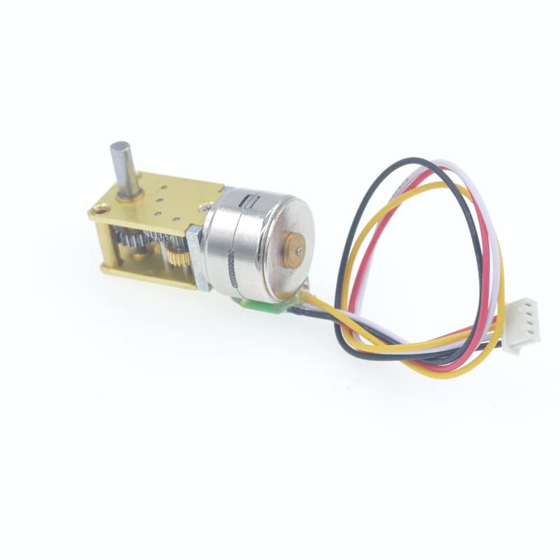 1218-15BY Brushless Stepper Motor 2-Phase 4-Wire All-Metal Gear Belt Dust-Proof 5V12V Micro Motor - (Speed(RPM): Ratio 603)