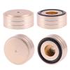 4PCS Amplifier Feet 49 * 22mm HiFi Turntable Feet Audio Speaker Isolation Feet Pad (49 * 22mm Gold 4PCS) view 1